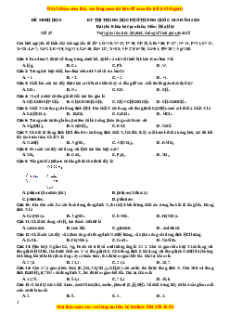 Bộ 30 đề thi thử THPTQG môn Hóa học năm 2023 - GV Nguyễn Minh Tuấn có đáp án (Đề 27 )