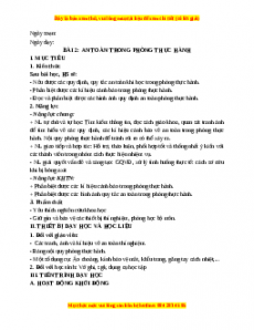 Giáo án Bài 2 KHTN 6 Kết nối tri thức (2024): An toàn trong phòng thực hành