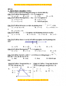 Đề thi cuối học kì 2 Toán 8 năm 2022 - 2023 - Đề 24