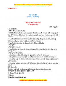 Giáo án Bài 2: Thơ (2024) Cánh diều