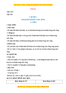Giáo án Mĩ thuật lớp 2 Kết nối tri thức (năng lực số)