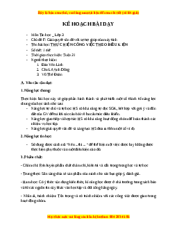Giáo án Tin học 3 Chân trời sáng tạo Bài 14: Thực hiện công việc theo điều kiện