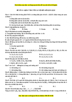 Bộ 13 đề thi thử THPT QG chuẩn môn Hóa học năm 2023 - GV Lê Đăng Khương có đáp án( Đề 12)