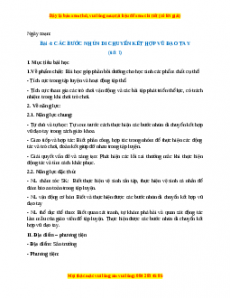 Giáo án Bài 4: Các bước nhún di chuyển kết hợp vũ đạo tay Giáo dục thể chất lớp 1 Chân trời sáng tạo