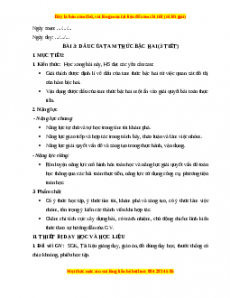Giáo án Dấu của tam thức bậc hai Toán 10 Cánh diều