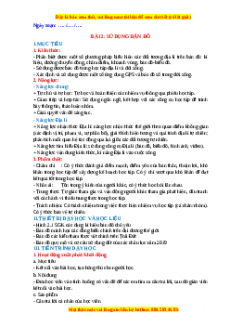 Giáo án Bài 2 Địa lí 10 Cánh Diều (2024): Sử dụng bản đồ