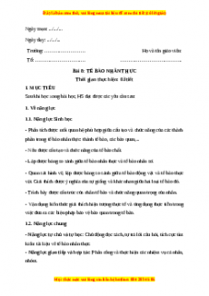 Giáo án Sinh học 10  Bài 8 (Kết nối tri thức): Tế bào nhân thực