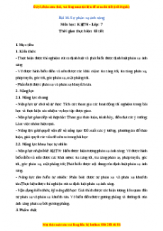 Giáo án Bài 16 Vật lí 7 Chân trời sáng tạo (2024): Sự phản xạ ánh sáng