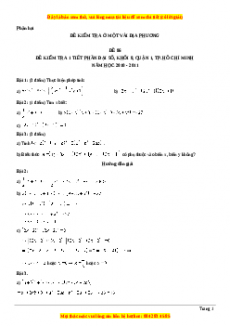 Đề kiểm tra Toán 8 năm 2022-2023 Phần 2: Đề kiểm tra ở 1 vài địa phương