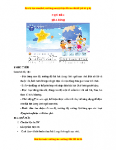 Giáo án Âm nhạc 1 Cánh diều Hoà bình