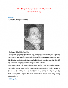 Tác giả - tác phẩm Ngữ văn 7 Chân trời sáng tạo (cả năm)