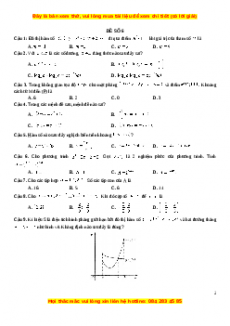 Đề thi thử THPT Quốc gia Toán học năm 2023 NXB Dân Trí - Đề 6