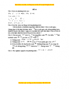 Đề thi giữa kì 2 Toán 8 năm 2023 - Đề 44