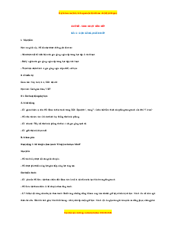 Giáo án Đạo đức 1 Cánh diều Gọn gàng, ngăn nắp