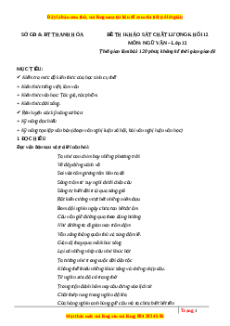 Đề thi thử Ngữ văn Sở Thanh Hóa lần 1 năm 2023