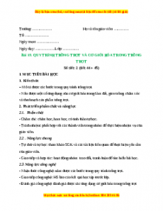 Giáo án Công nghệ 10 (Kết nối tri thức) Bài 19: Quy trình trồng trọt và cơ giới hóa trong trồng trọt