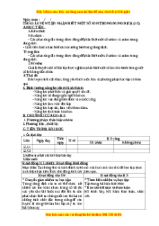 Giáo án Hóa học 12 học kì 2 Tiết 62: Luyện tập: Nhận biết một số ion trong dung dịch