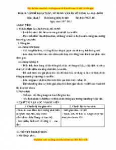Giáo án Bài 18 Địa lí 7 Chân trời sáng tạo (2024): Vấn đề khai thác, sử dụng và bảo vệ rừng A-ma-zôn