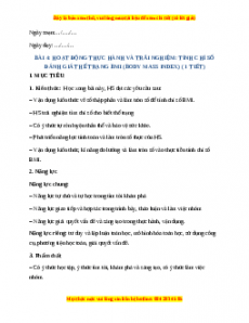 Giáo án Toán 7 Chân trời sáng tạo Bài 4: Hoạt động thực hành và trải nghiệm. Tính chỉ số đánh giá thể trạng BMI (Body mss index)