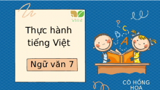 Bài giảng điện tử Thực hành tiếng Việt trang 13 | Kết nối tri thức Ngữ văn 7