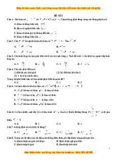 Đề thi thử THPT Quốc gia Toán học năm 2023 NXB Dân Trí - Đề 2