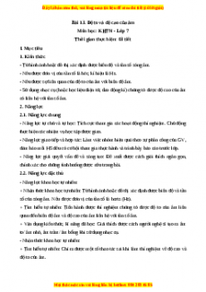 Giáo án Bài 13 Vật lí 7 Chân trời sáng tạo (2024): Độ to và độ cao của âm