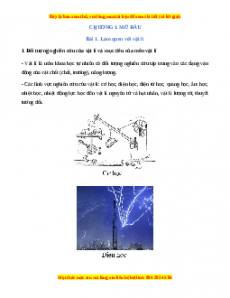 Lý thuyết Vật lí 10 Kết nối tri thức (cả năm)
