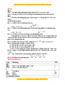 Đề thi cuối học kì 2 Toán 8 năm 2022 - 2023 - Đề 11