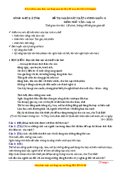 Đề thi thử Ngữ văn Sở Hà Tĩnh lần 1 năm 2023