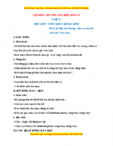 Giáo án Em yêu làn điệu dân ca Âm nhạc 2 Kết nối tri thức