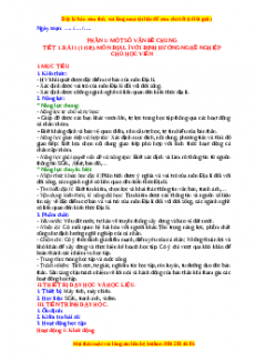 Giáo án Bài 1 Địa lí 10 Cánh Diều (2024): Môn địa lí với định hướng nghề nghiệp cho học viên