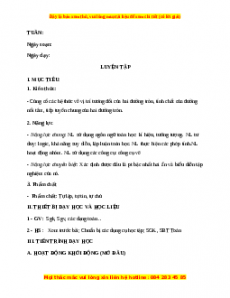 Giáo án Luyện tập trang 116 Toán 9 Học kì 1