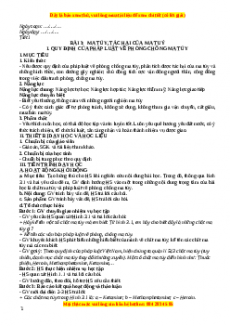 Giáo án GDQP 10 Bài 3 (Kết nối tri thức): Ma túy, tác hại của Ma túy