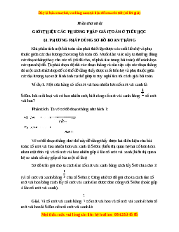 Phương pháp giải Toán lớp 4,5 năm 2023-2024 cực hay