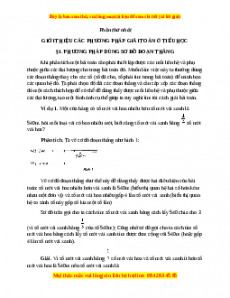Phương pháp giải Toán lớp 4,5 năm 2023-2024 cực hay