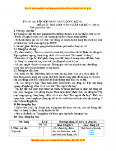 Giáo án Tập hợp hàng ngang, dóng hàng, điểm số Gdtc 3 Chân trời sáng tạo