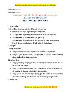 Giáo án Số gần đúng. Sai số Toán 10 Cánh diều