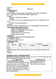 Giáo án Hóa 12 học kì I Tiết 30: Hợp kim