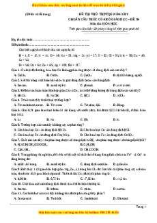 Đề thi THPT Quốc Gia Hóa năm 2023 Megabook - Đề 36
