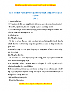 Giáo án Bài tập phối hợp di chuyển nhanh dần theo vạch kẻ thẳng Giáo dục thể chất 2 Kết nối tri thức