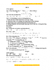 Đề thi giữa kì 1 Toán 8 năm 2023 - Đề 33