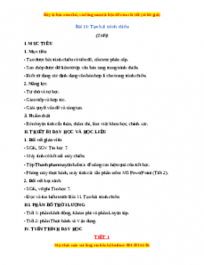 Giáo án Tin học 7 Chủ đề 4 Bài 11 (Chân trời sáng tạo): Tạo bài trình chiếu