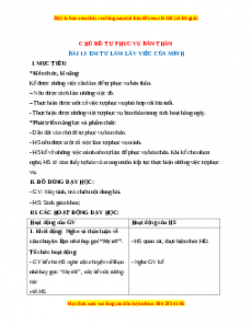 Giáo án Em tự làm lấy việc của mình Hoạt động trải nghiệm 2 Kết nối tri thức