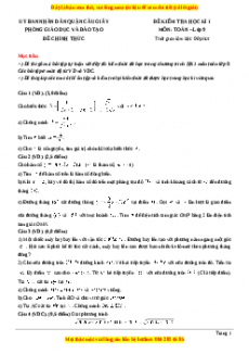 Đề thi học kì Toán 9 năm 2023 Quận Cầu Giấy