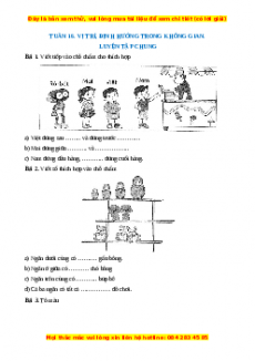 Bài tập cuối tuần Toán lớp 1 Tuần 16 Kết nối tri thức (có lời giải)