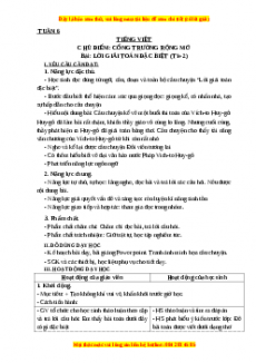 Giáo án Lời giải toán đặc biệt (T1+2) Tiếng việt 3 Kết nối tri thức