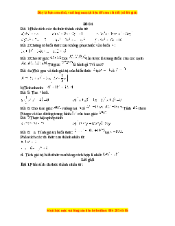 Đề thi giữa kì 1 Toán 8 năm 2023 - Đề 4