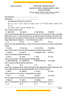 Đề thi THPT Quốc Gia Hóa năm 2023 Megabook - Đề 23