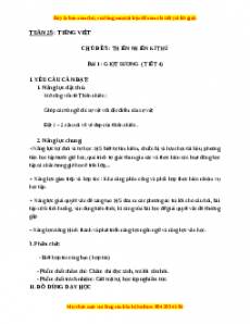 Giáo án Giọt sương  (Tiết 4) Tiếng việt 3 Chân trời sáng tạo