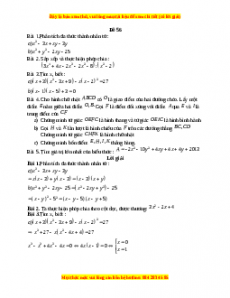 Đề thi giữa kì 1 Toán 8 năm 2023 - Đề 56